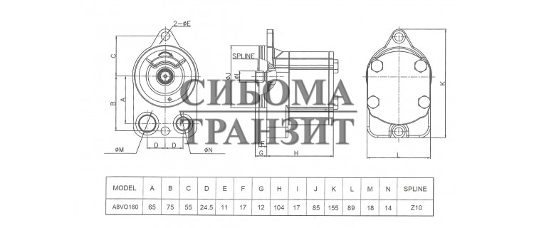 Вспомогательный насос T10