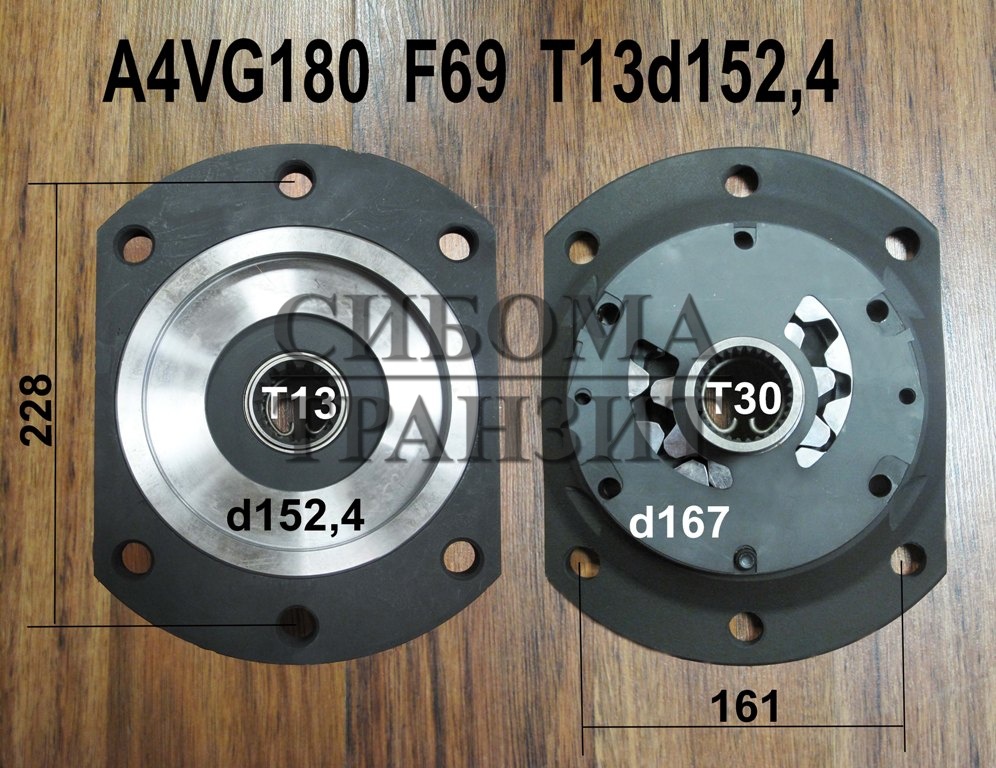 Шестерённый насос F69 T13d152,4