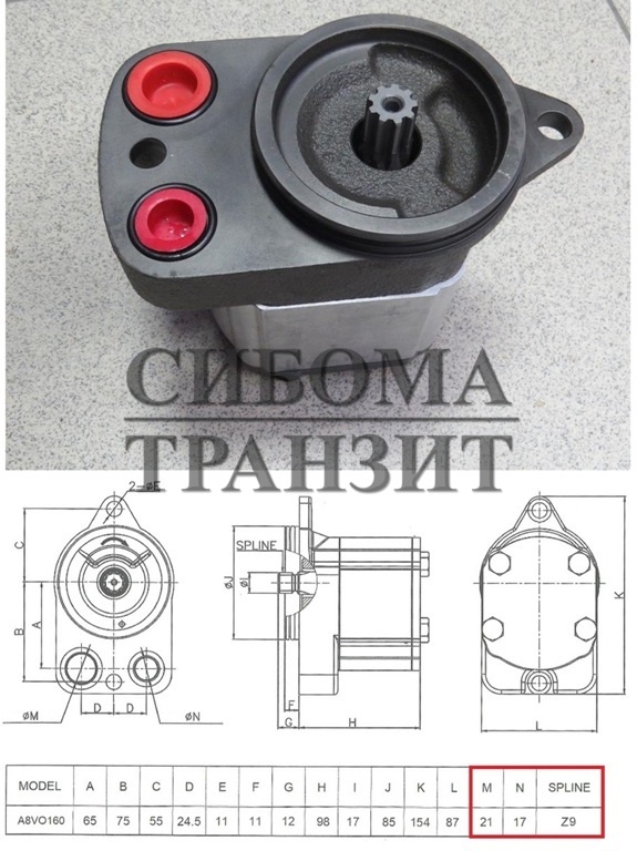 Шестерённый насос T9